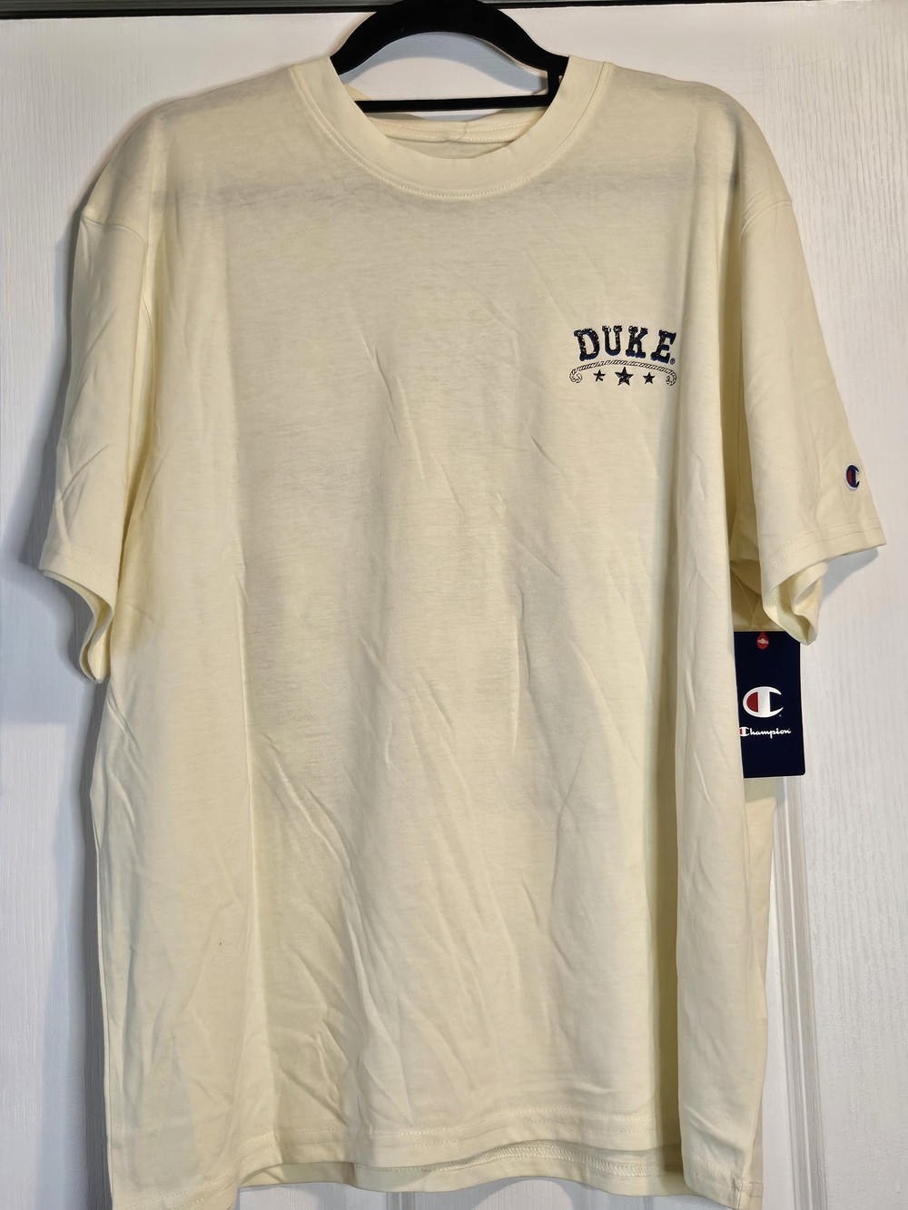 Champion Duke Short Sleeve Crewneck T-Shirt - Cream